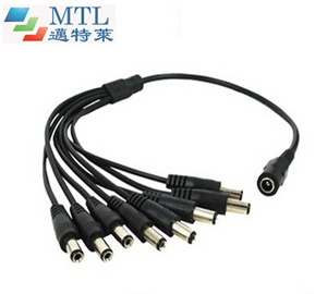 DC splitter cable 1 female to 8 male