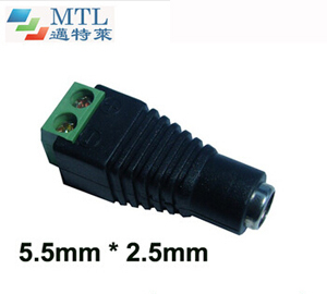 DC jack connector–5.5mm*2.5mm, Female