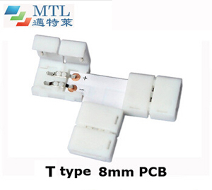 LED corner connector T type FPC-2P8MM-T