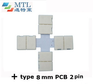 LED corner connector "+" type FPC-2P8MM-C