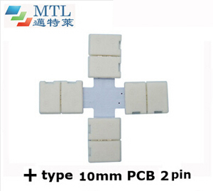 LED corner connector "+" type FPC-2P10MM-C