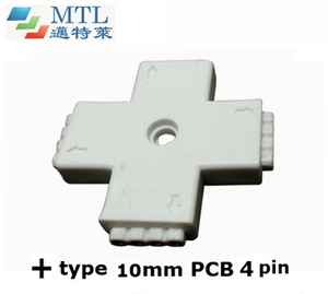 RGB corner connector "+" type PH-4P10MM-C