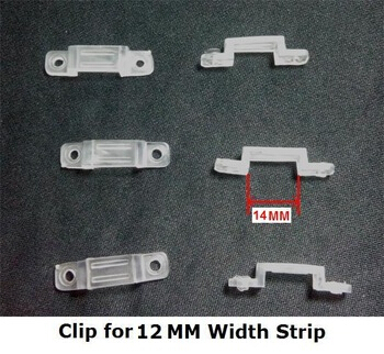 LED strip accessories PVC clip Clip-12MM-C