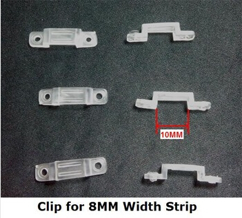 LED strip accessories PVC clip Clip-8MM-C