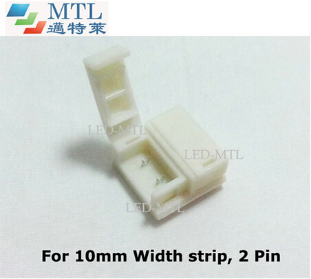 IP65 LED strip connector WP-10MM-2P-BB