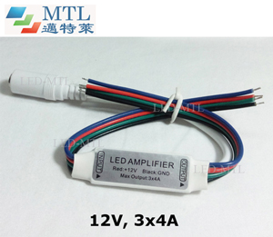 Mini RGB amplifier signal repeater AMP-RGB-600